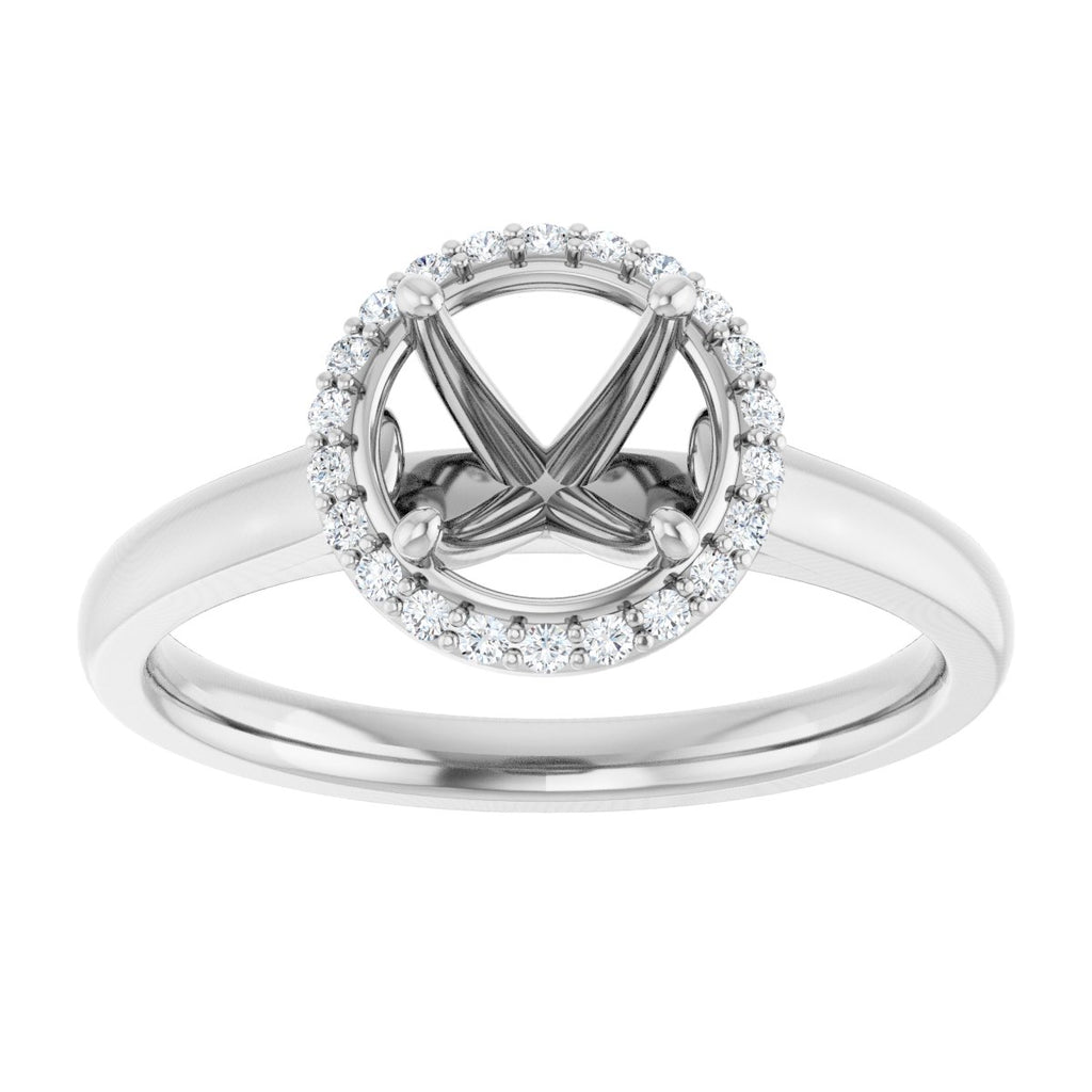 Halo-Style Engagement Ring