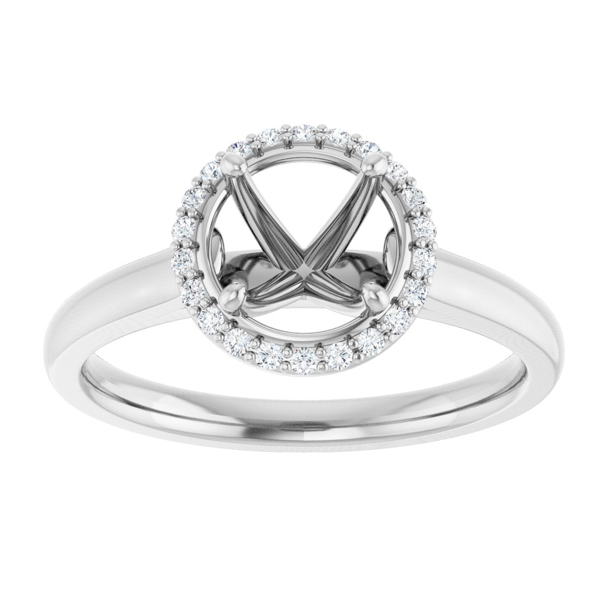 Halo-Style Engagement Ring