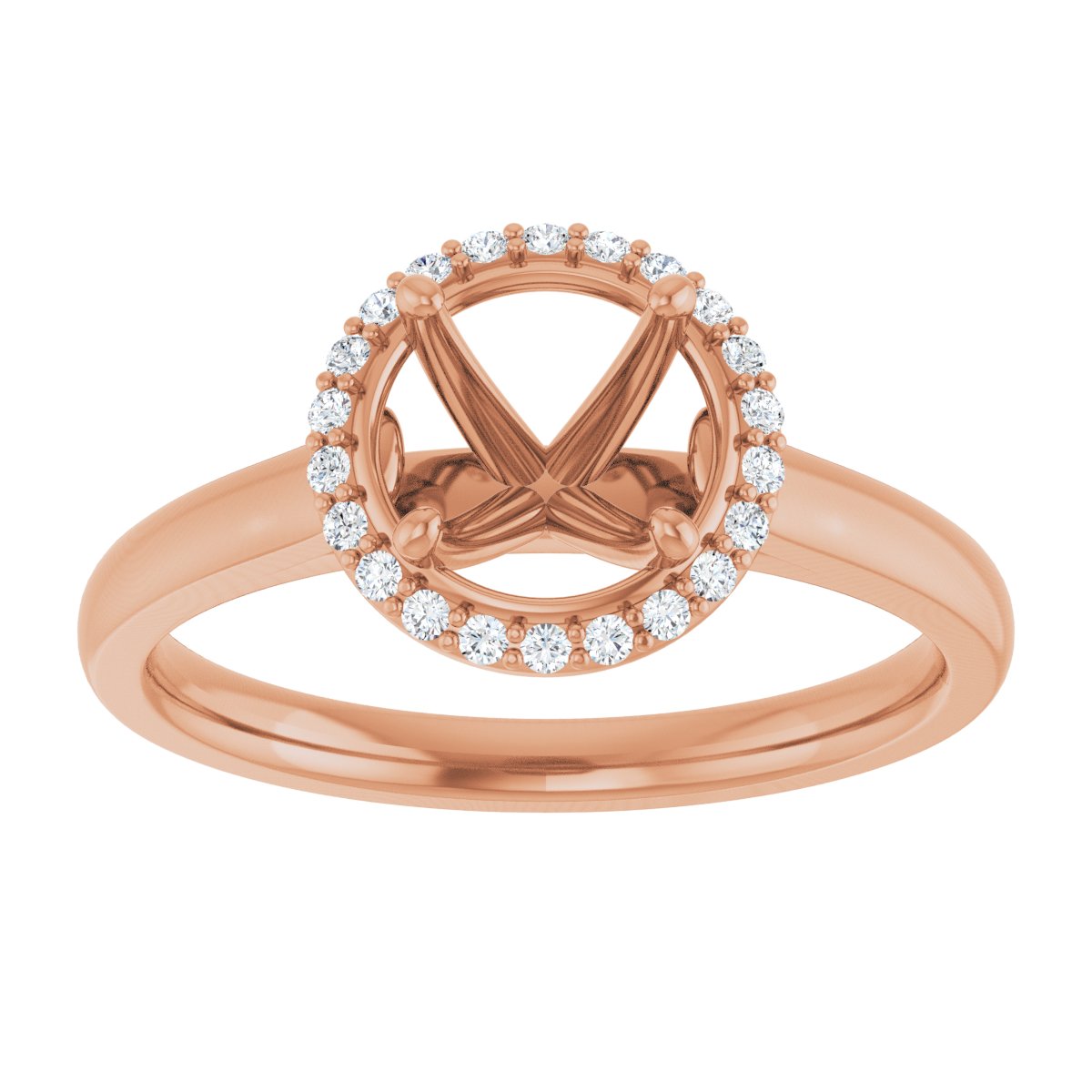 Halo-Style Engagement Ring