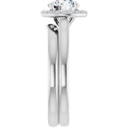 Halo-Style Engagement Ring
