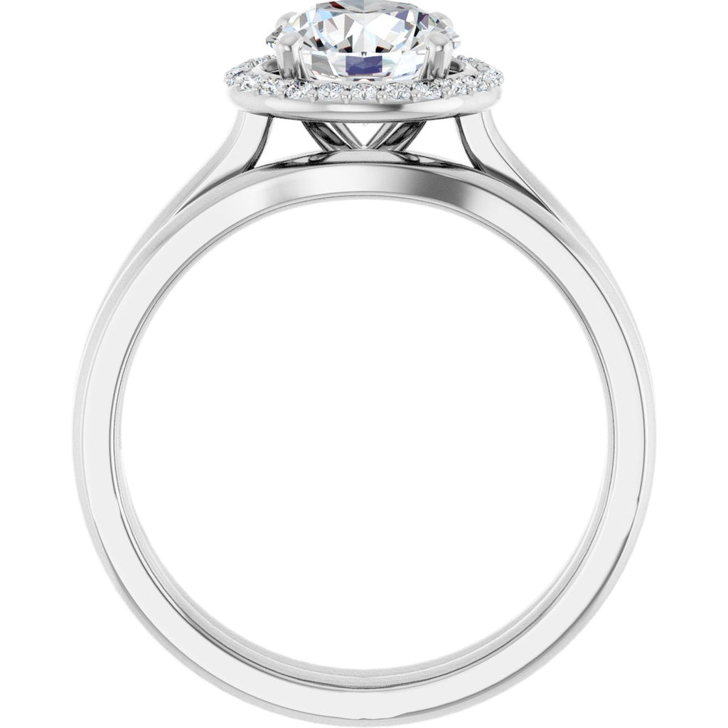 Halo-Style Engagement Ring