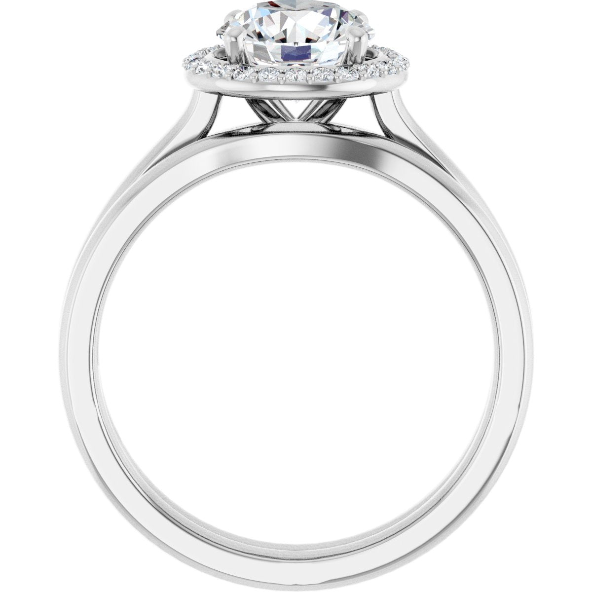 Halo-Style Engagement Ring