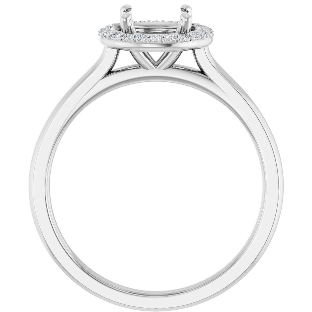 Halo-Style Engagement Ring