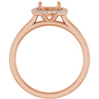 Halo-Style Engagement Ring