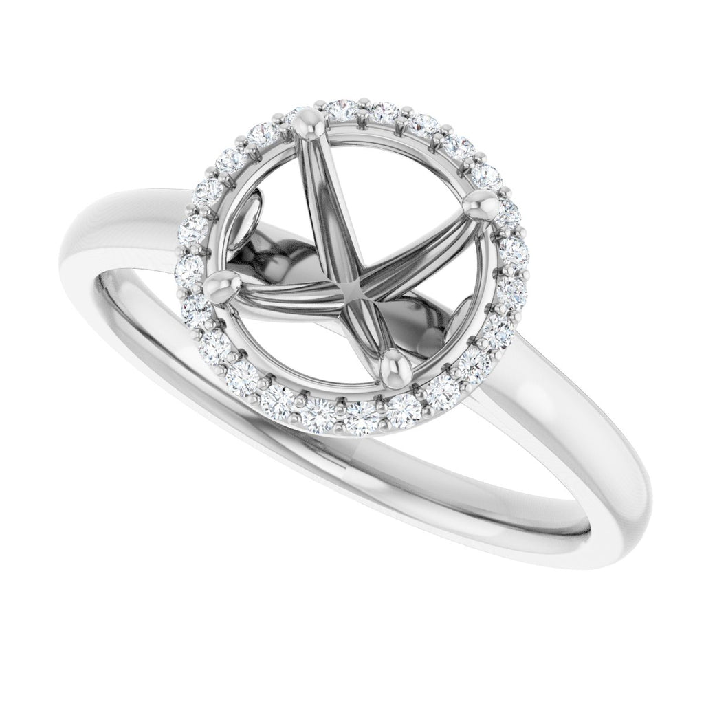 Halo-Style Engagement Ring