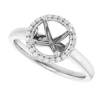 Halo-Style Engagement Ring
