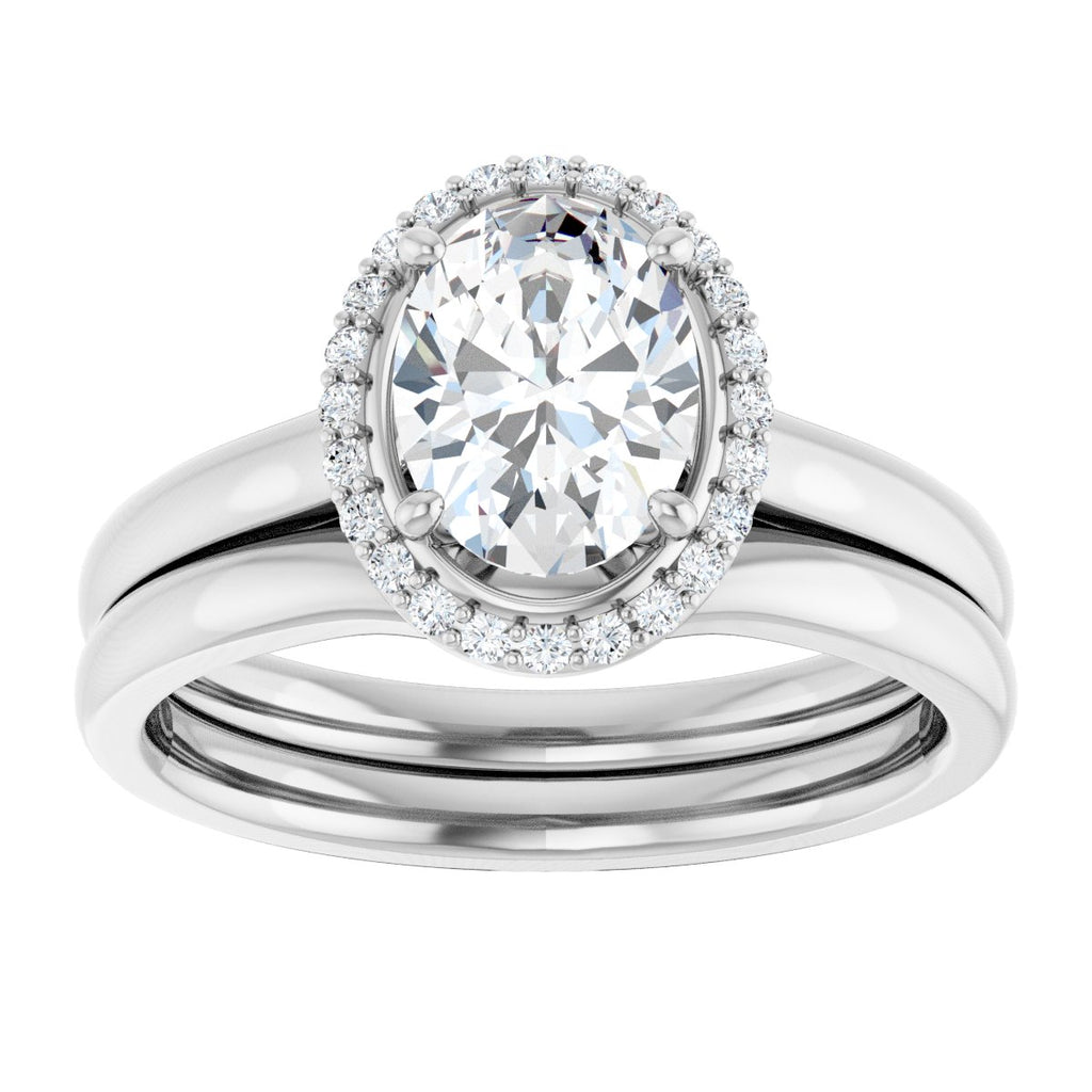 Halo-Style Engagement Ring