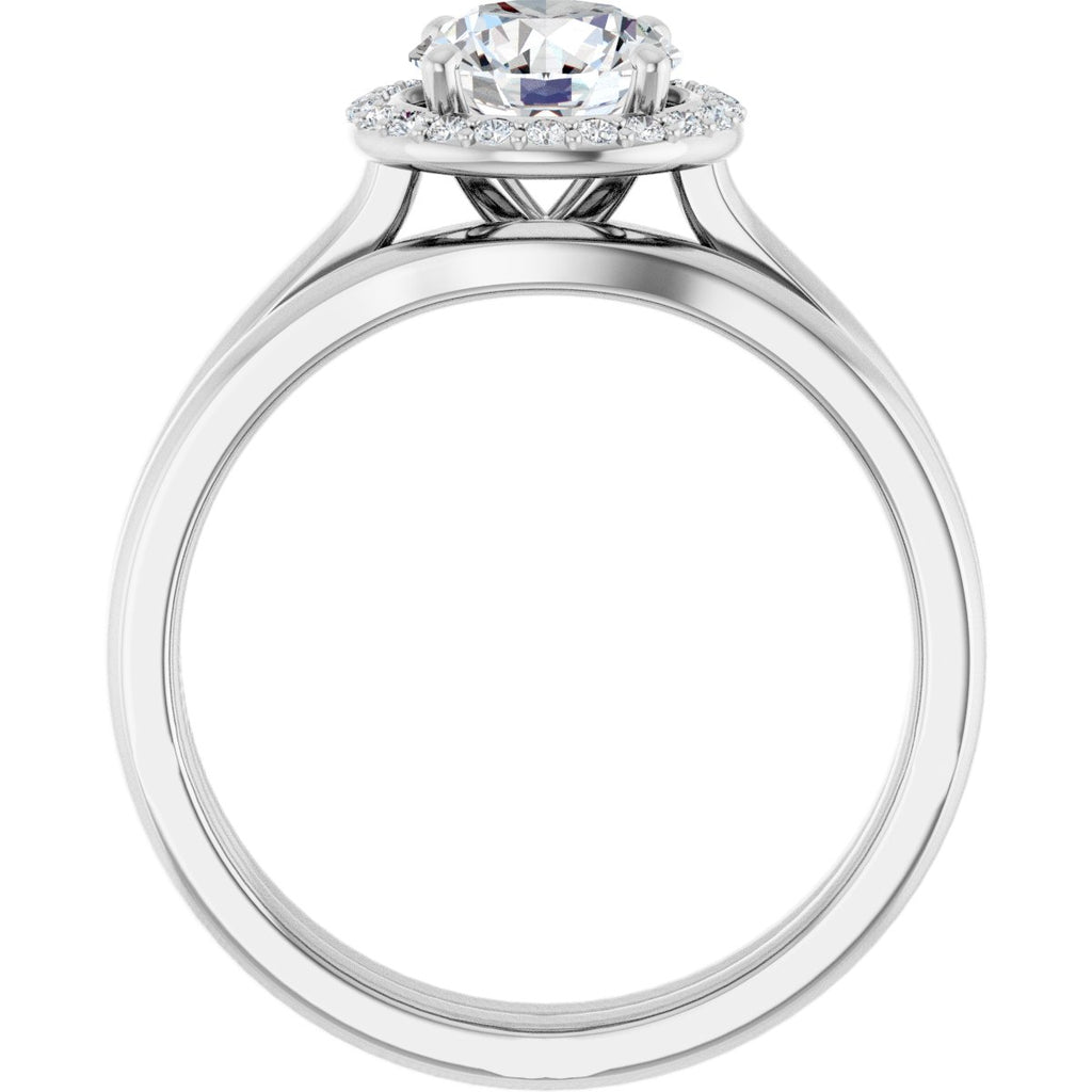 Halo-Style Engagement Ring