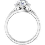Halo-Style Engagement Ring