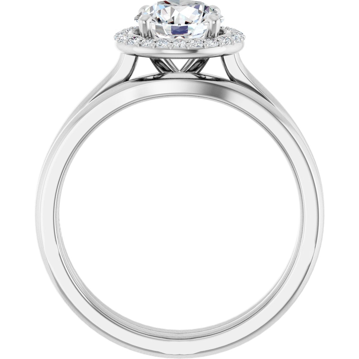 Halo-Style Engagement Ring