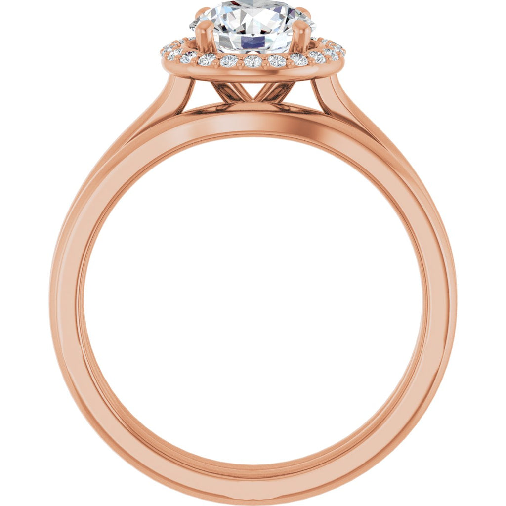 Halo-Style Engagement Ring