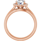 Halo-Style Engagement Ring