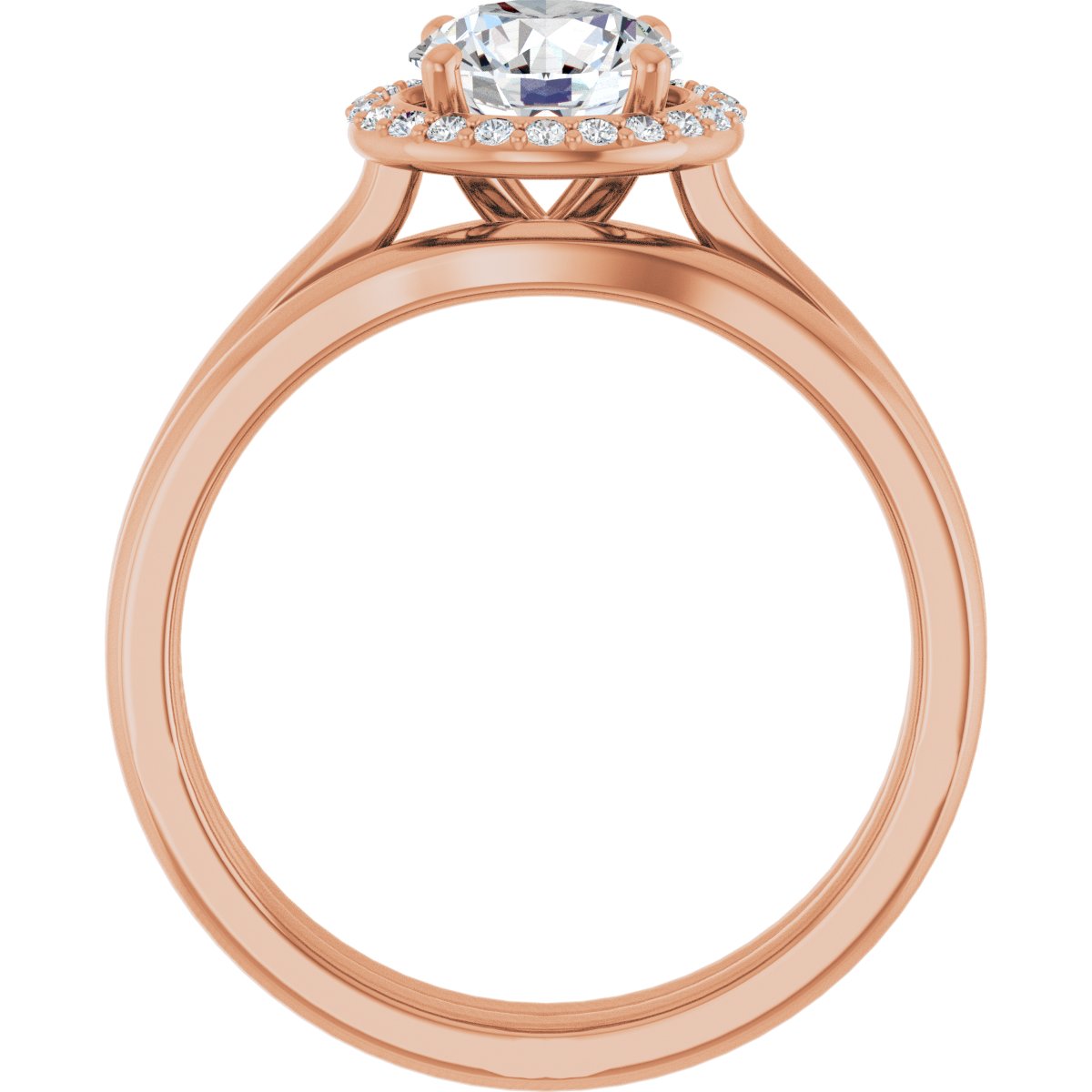 Halo-Style Engagement Ring