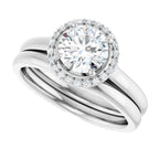 Halo-Style Engagement Ring