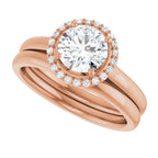 Halo-Style Engagement Ring