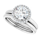Halo-Style Engagement Ring