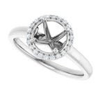 Halo-Style Engagement Ring