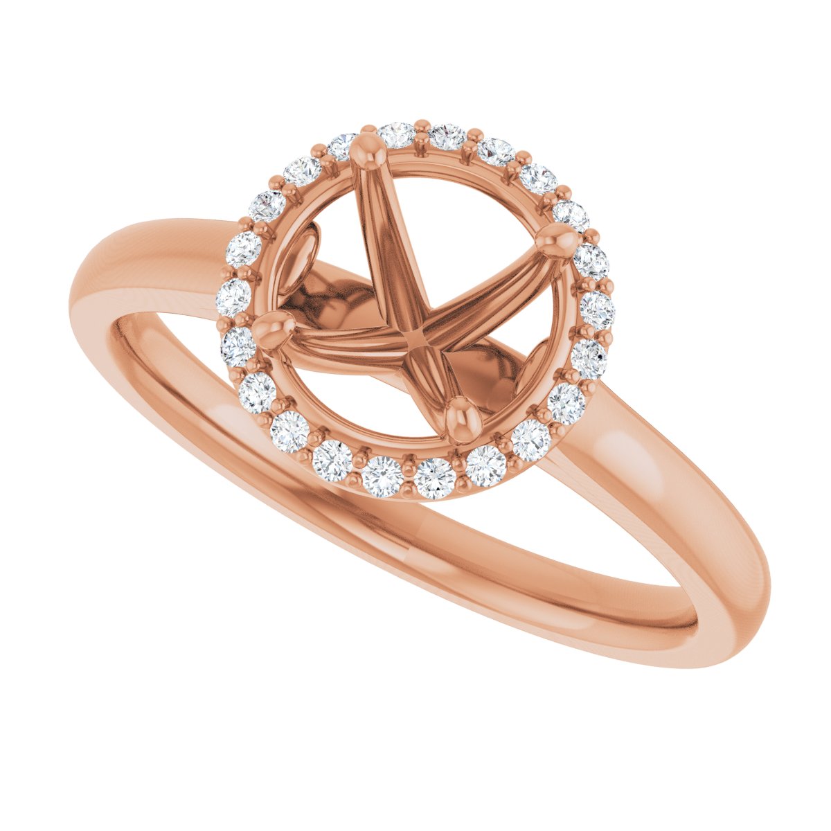 Halo-Style Engagement Ring