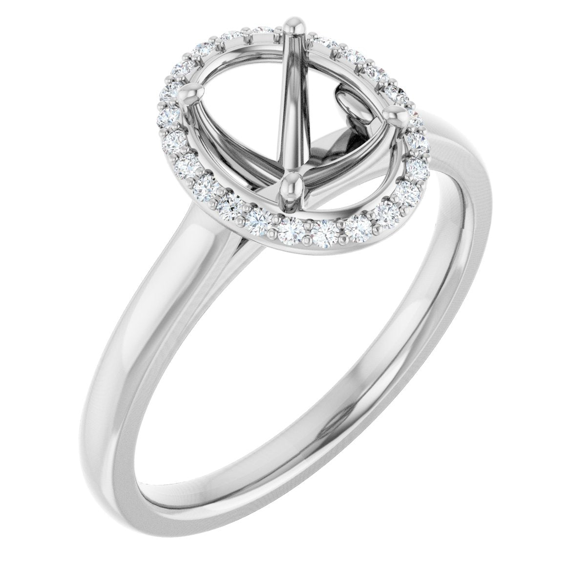 Halo-Style Engagement Ring