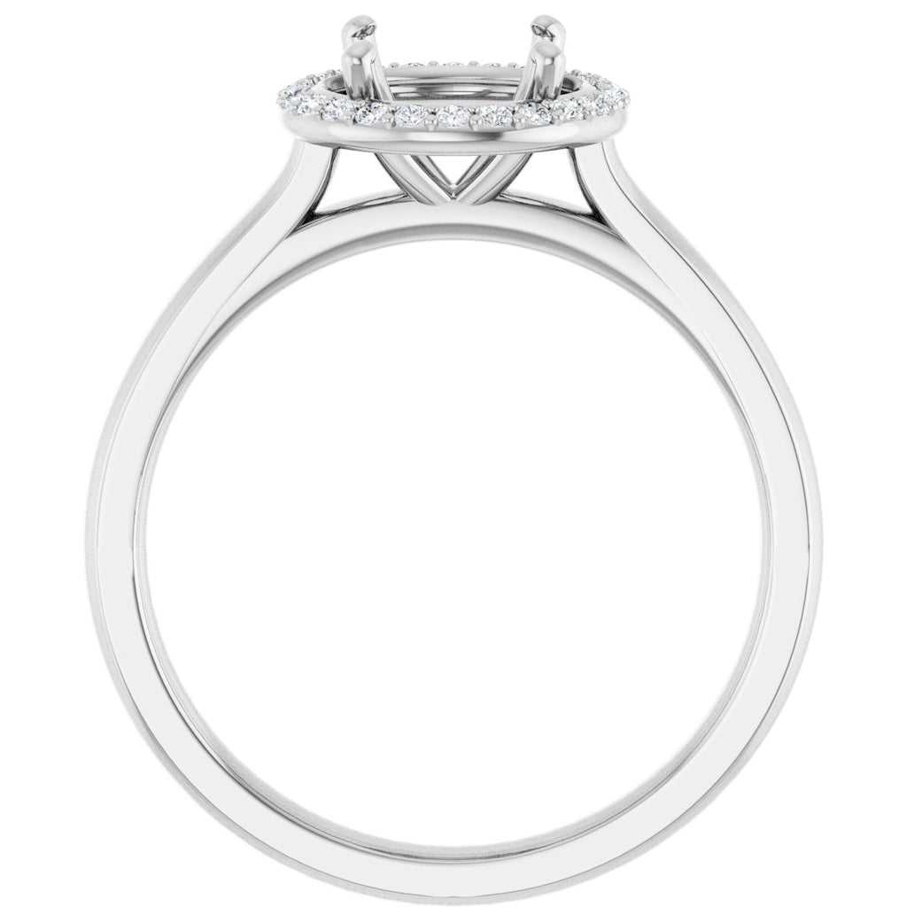 Halo-Style Engagement Ring