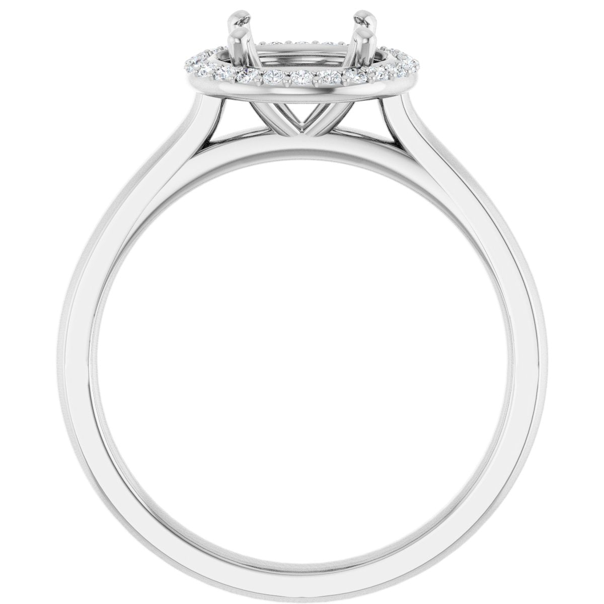 Halo-Style Engagement Ring