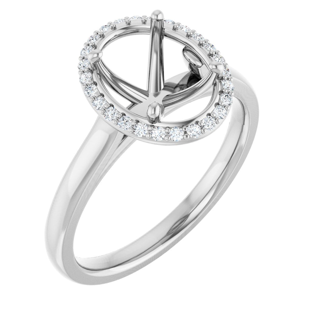 Halo-Style Engagement Ring