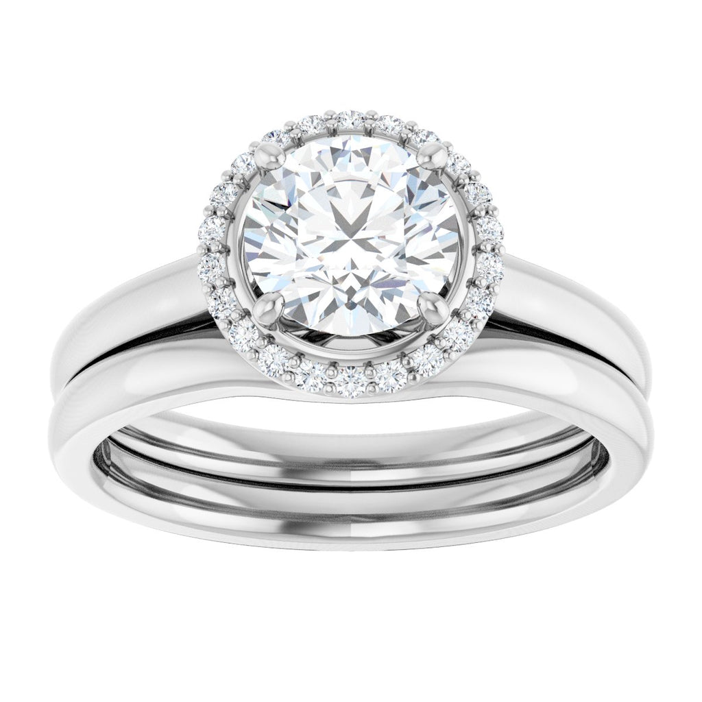 Halo-Style Engagement Ring