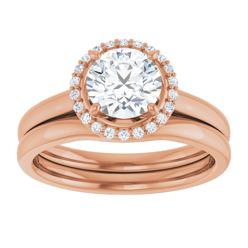 Halo-Style Engagement Ring
