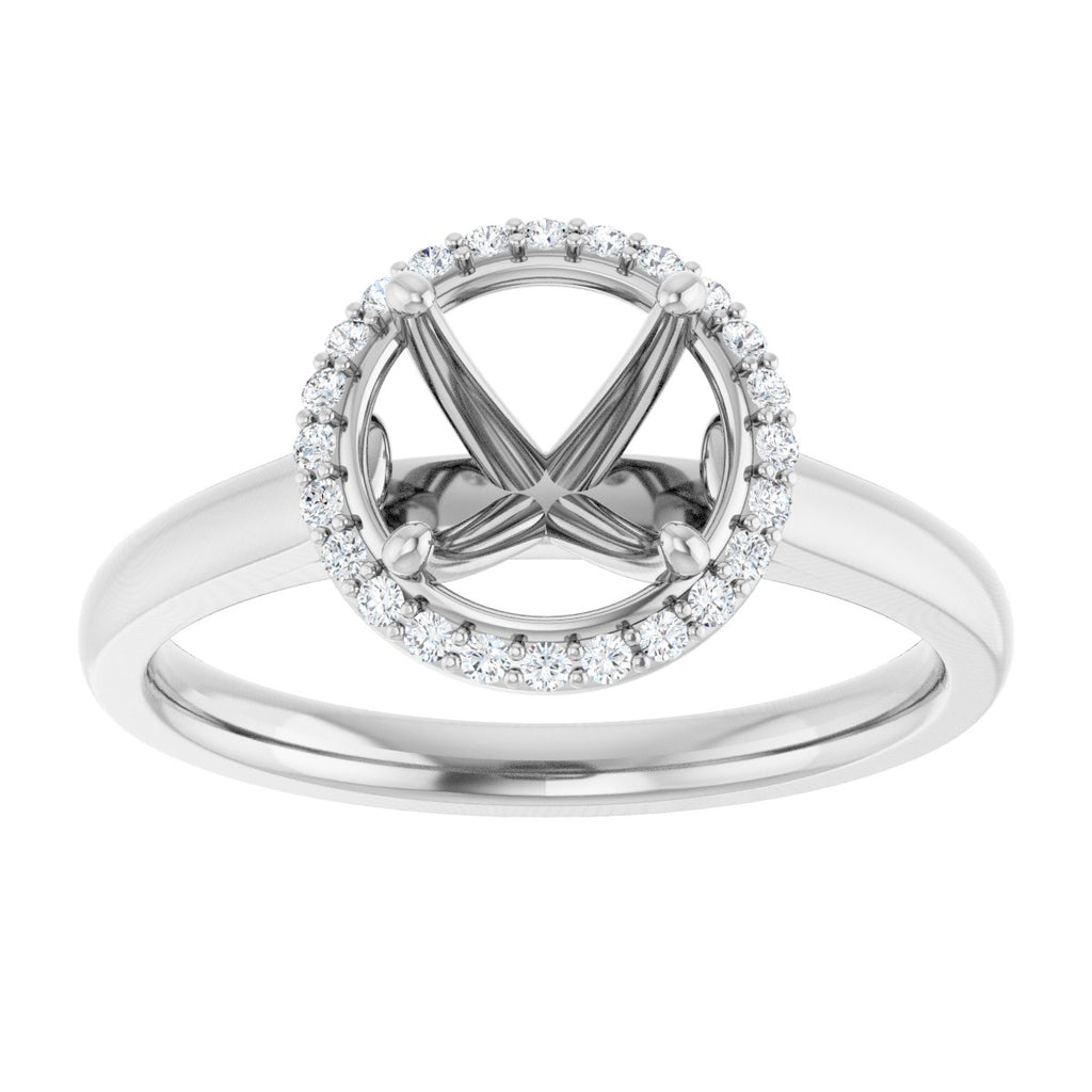 Halo-Style Engagement Ring