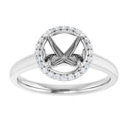 Halo-Style Engagement Ring