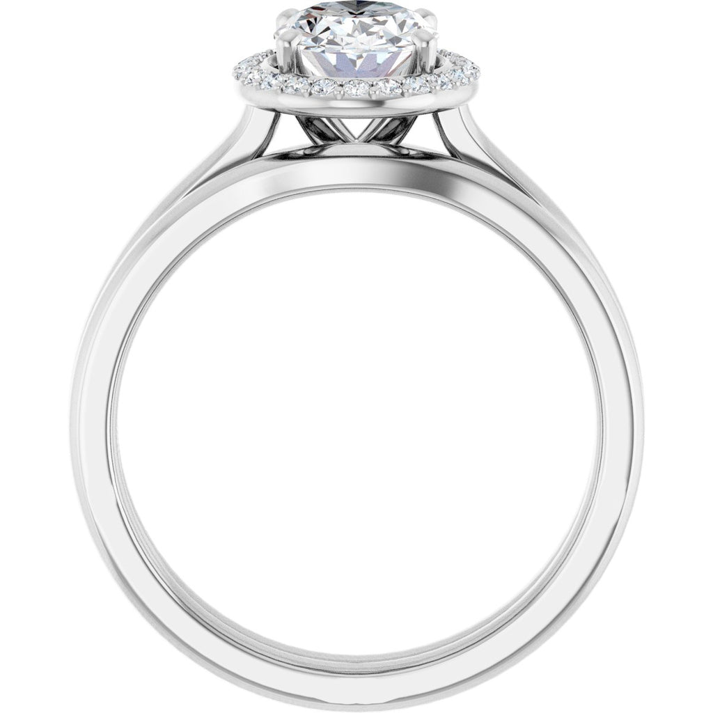 Halo-Style Engagement Ring