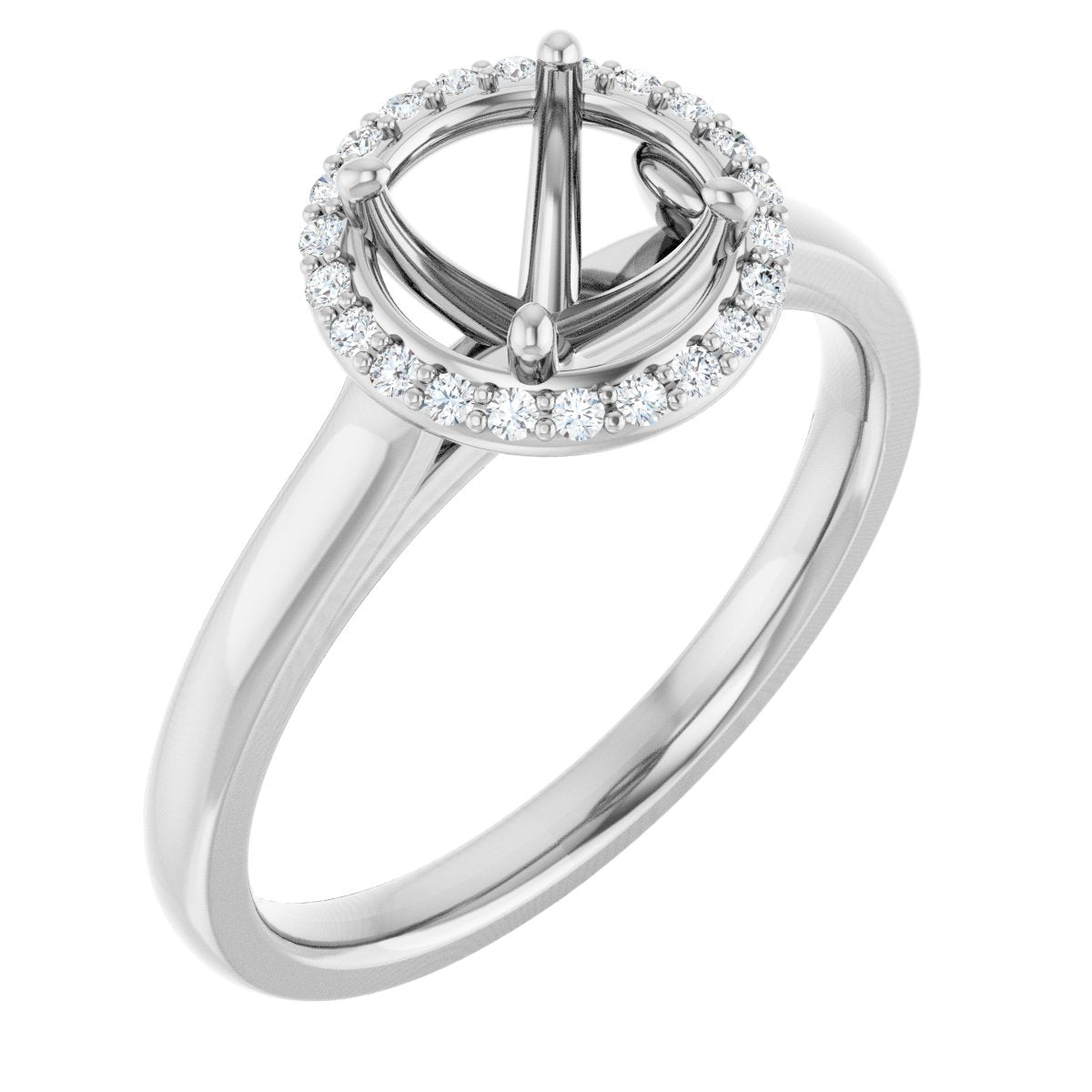 Halo-Style Engagement Ring
