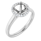 Halo-Style Engagement Ring