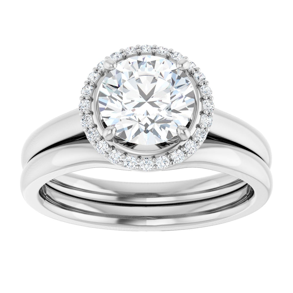 Halo-Style Engagement Ring