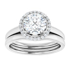 Halo-Style Engagement Ring