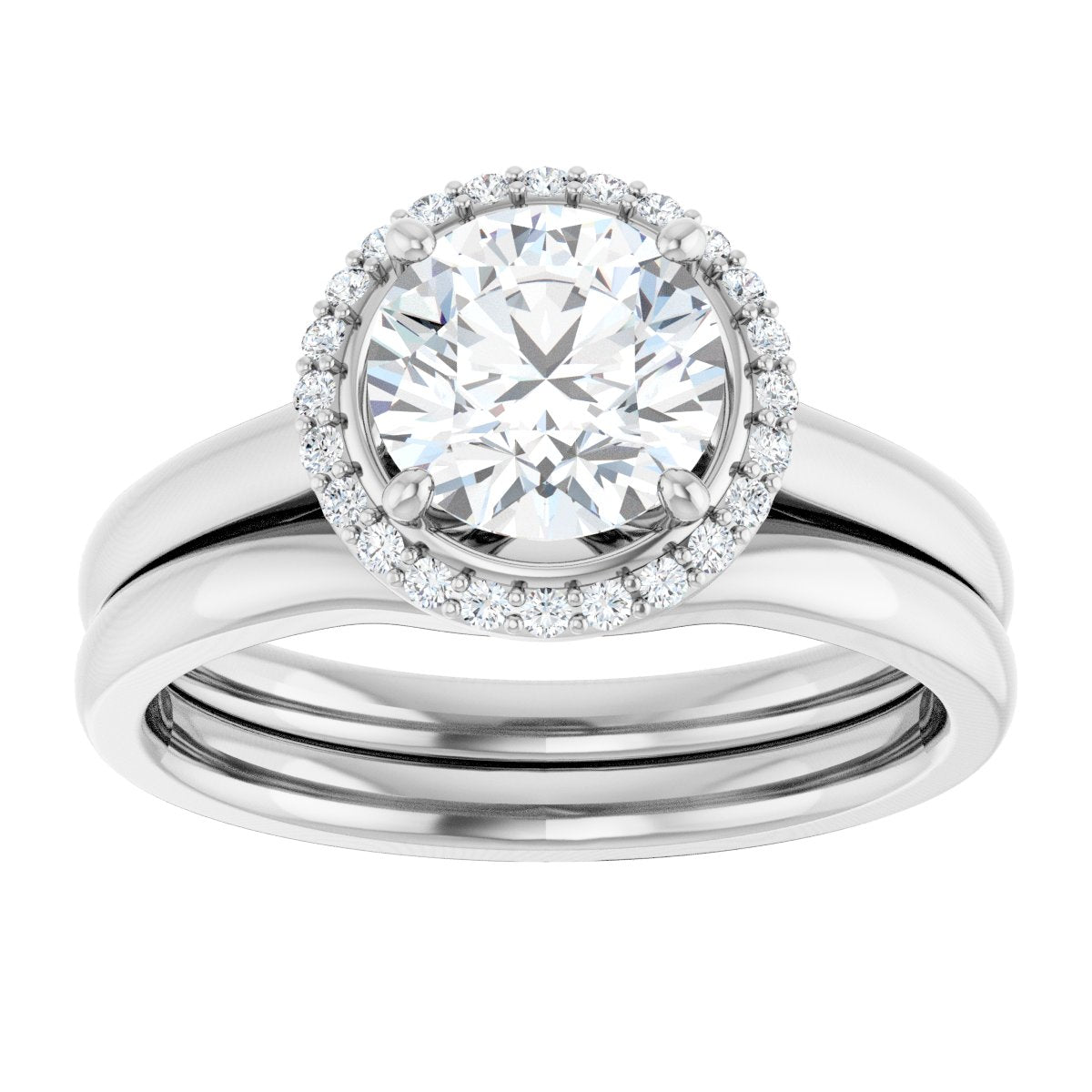Halo-Style Engagement Ring