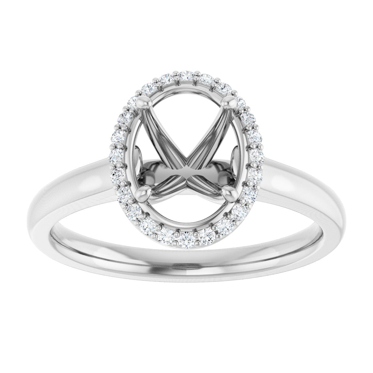 Halo-Style Engagement Ring