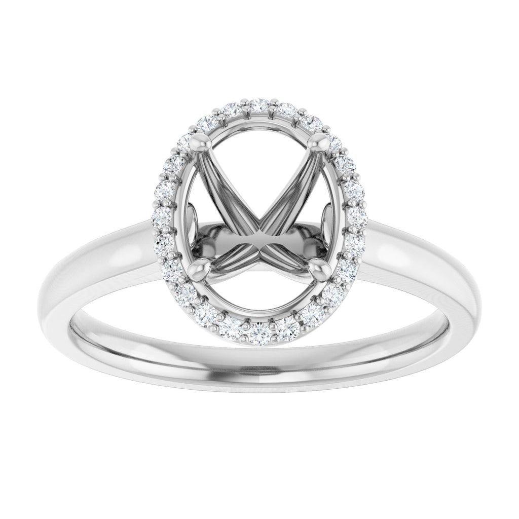 Halo-Style Engagement Ring