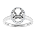 Halo-Style Engagement Ring