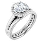 Halo-Style Engagement Ring