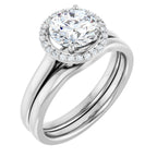 Halo-Style Engagement Ring