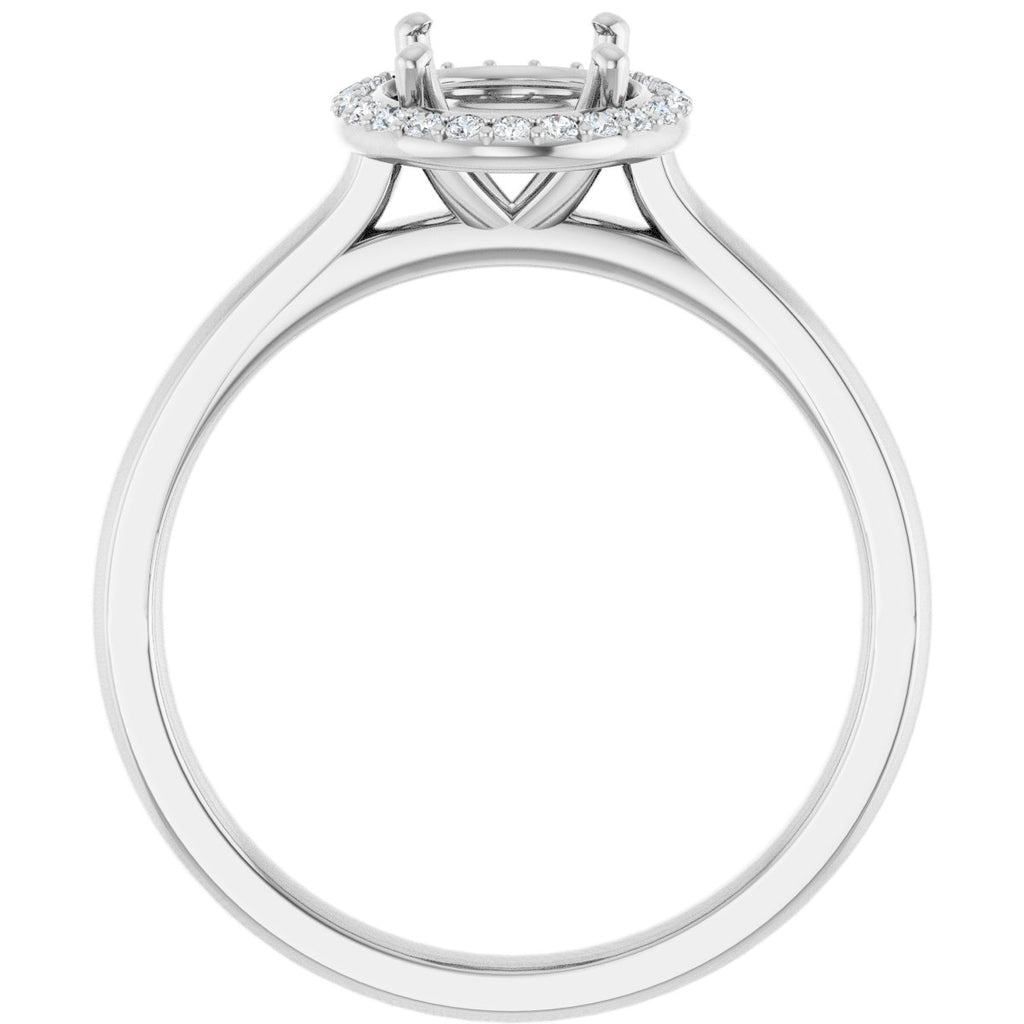 Halo-Style Engagement Ring