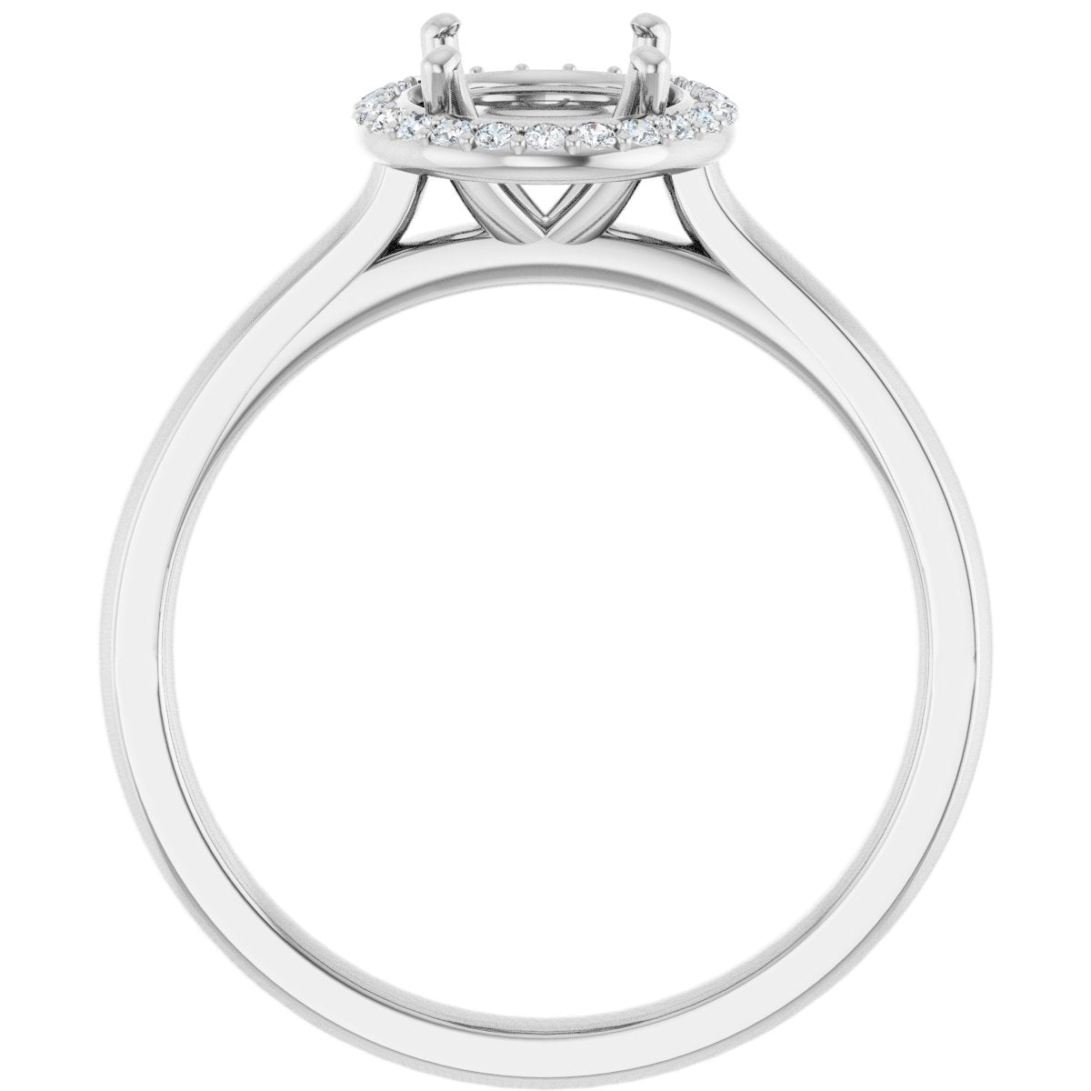Halo-Style Engagement Ring