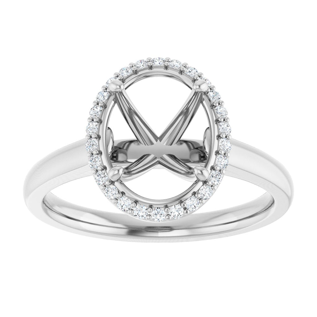 Halo-Style Engagement Ring