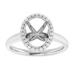 Halo-Style Engagement Ring