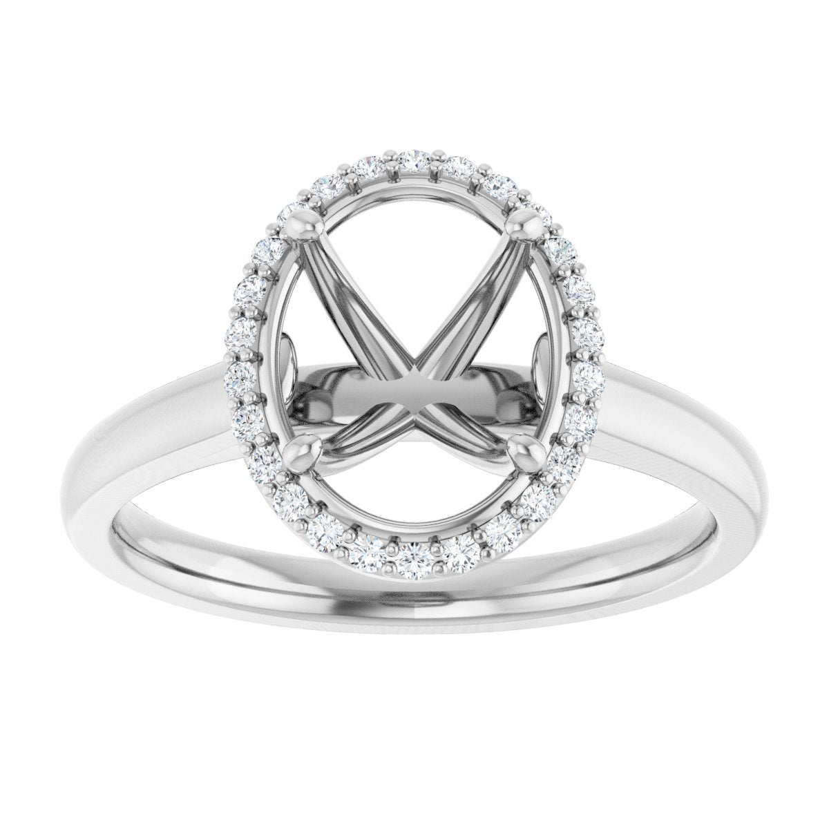 Halo-Style Engagement Ring