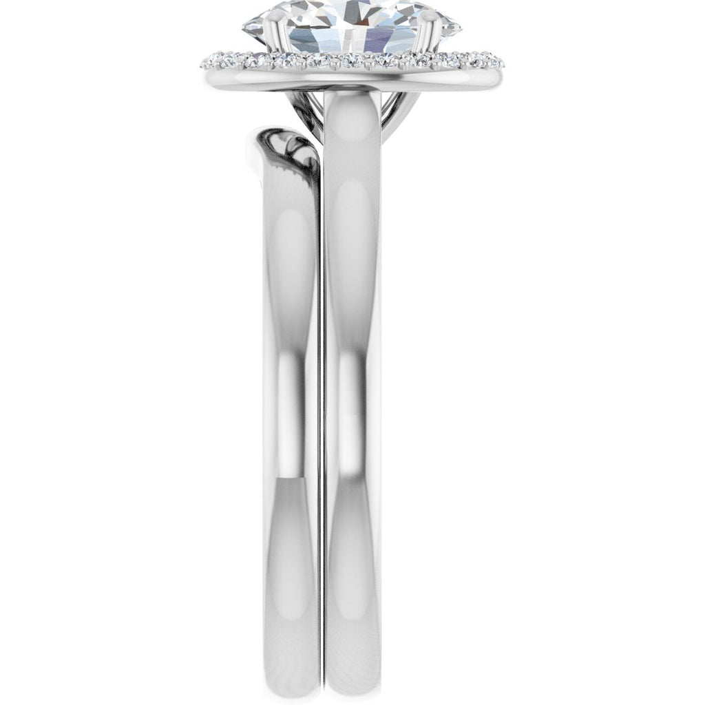Halo-Style Engagement Ring