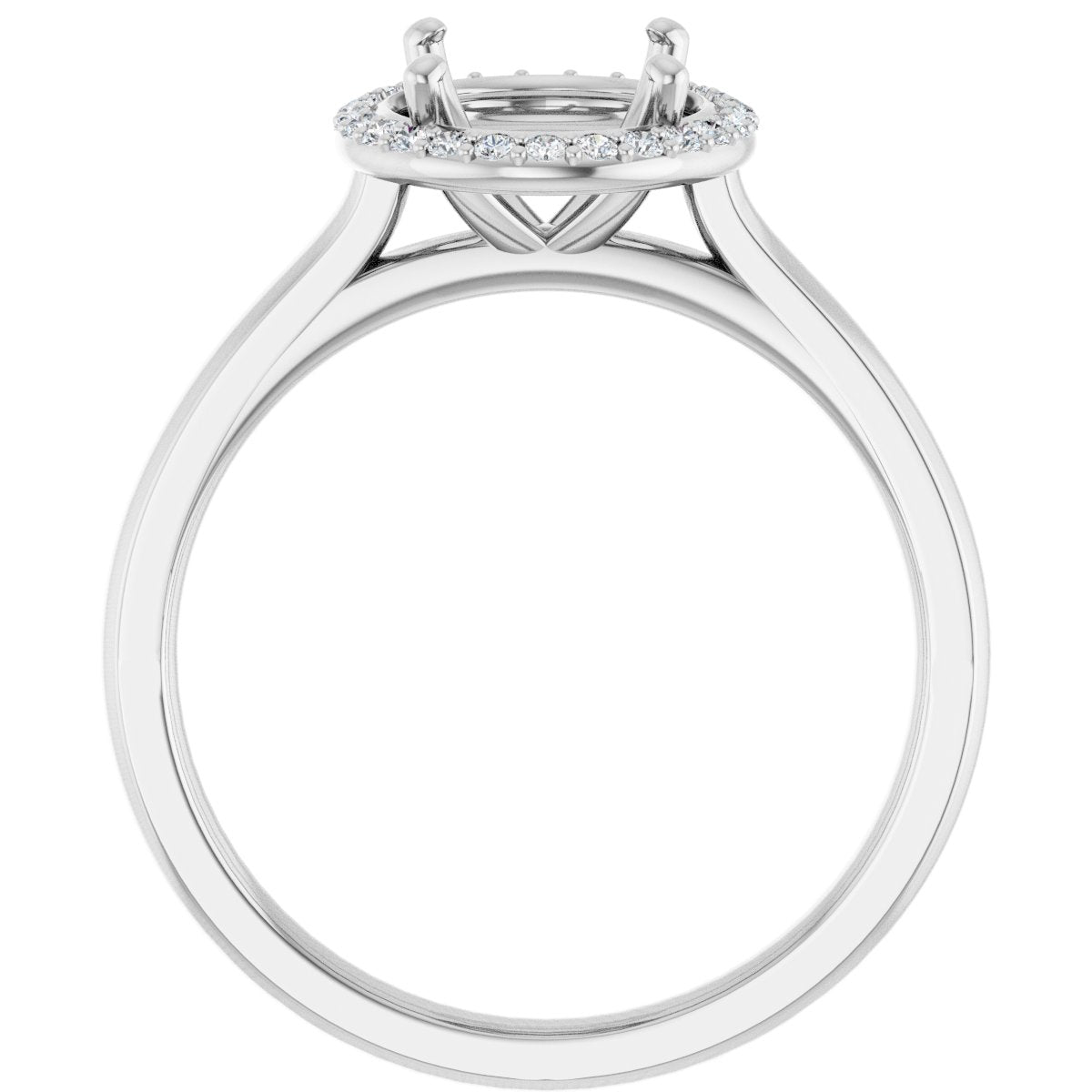 Halo-Style Engagement Ring