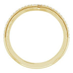 Halo-Style Vintage-Inspired Engagement Ring or Band