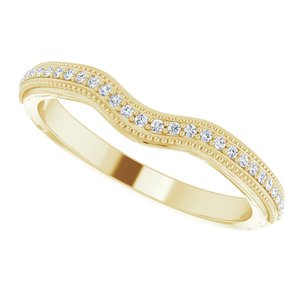 Halo-Style Vintage-Inspired Engagement Ring or Band